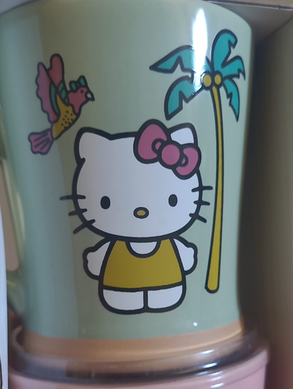 Sanrio Hello Kitty Pastel Pink & Mint Stackable Cups - Picture 7 of 7